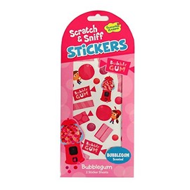 Peaceable Kingdom Scratch and Sniff Bubblegum Scented Sticker Pack