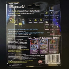 Bandai 2x DIGIMON Vital Bracelet Dim Cards - Hermit in the Jungle + Nu Metal Empire