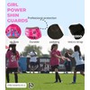 DREAMERSELL Girl Power Shin Guards - High-Performance Soccer Shinguards for