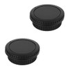 2 Pack Rear Lens Cap and Camera Body Cap Cover