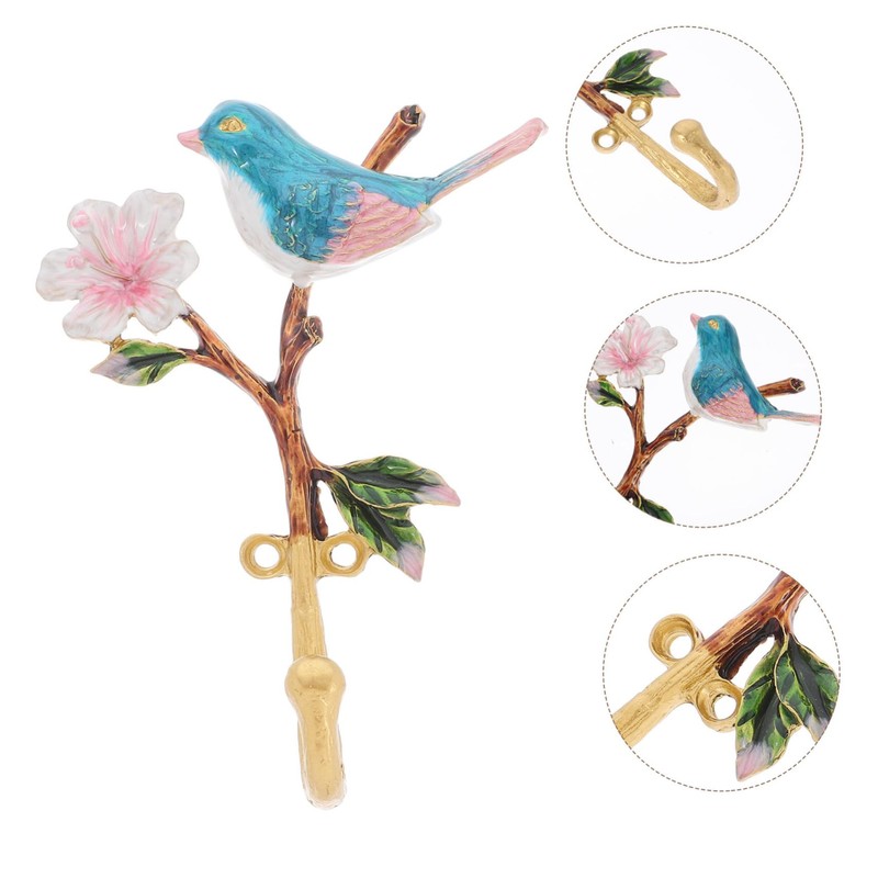 Operitacx Modern Bird Shaped Wall Hooks Hooks for Hanging Clothes