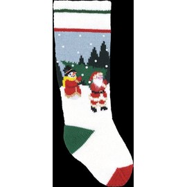 Googleheims Christmas Stocking Kit for Knitting Treeflakes