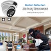 JUSTOP 5MP CCTV Camera 3.6mm Wide-Angle Super HD TVI Dome