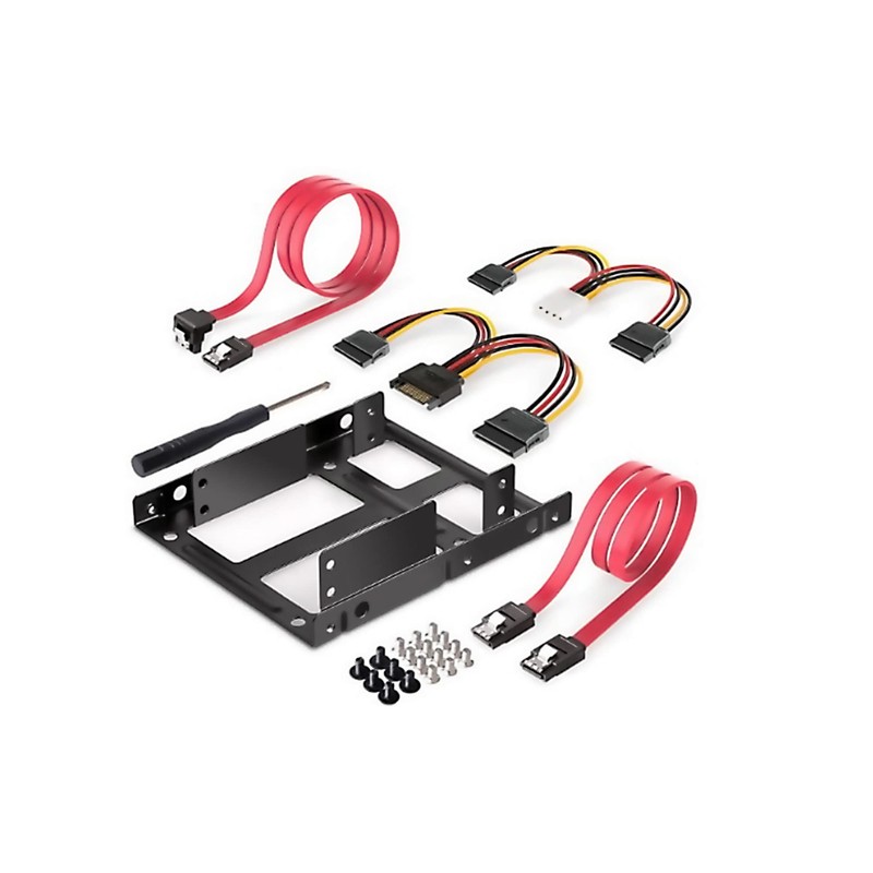 DIGITUS Mounting Kit: Dual SSD/HDD 2.5 -> 3.5 Bay Including