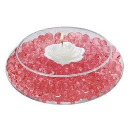 1 Oz Pack 2000pcs Classic Crystal Water Beads for Candle Decoration & Vase Refill by Beading Station (Melon Red)