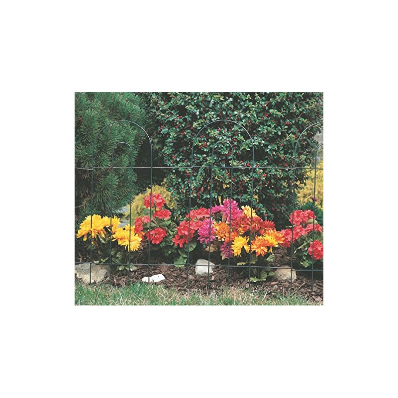 Panacea 89301 Arch Folding Border Fence, Green