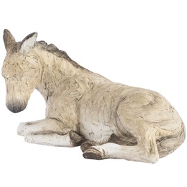 More Than Words Nativity Donkey Figurine, Brown