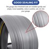 ToLanbbt 12Ft/3.7M Universal Garage Door Rubber Threshold Strip with 300ml