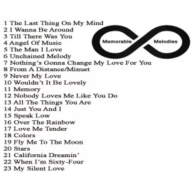 23 Memorable Melodies For  Player Pianos using CD, Floppy Disk, or USB Media - PianoDisc CD