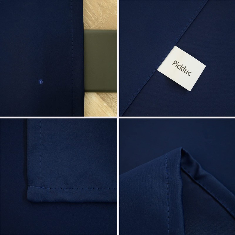 Pickluc 24 Inch Long Tier Curtains for Small Window Treatment,