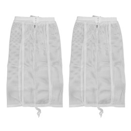 2Pcs Net Plopping Cap Adjustable Reusable Versatile Drying Curly Hair Net Plopping Bonnet for Home Travel