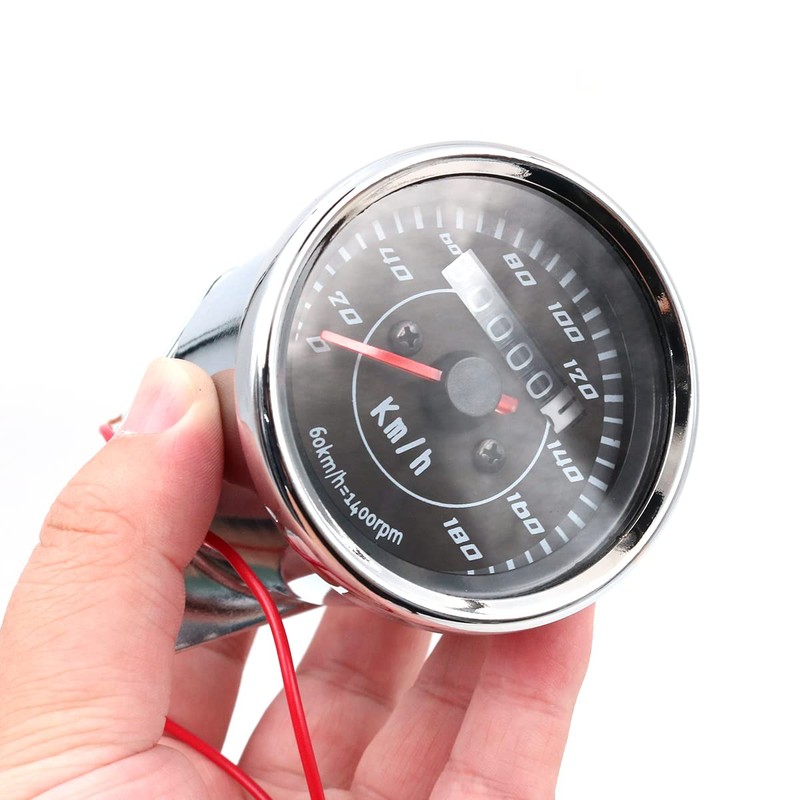 Tiardey Universal MPH Speedometer Odometer 0-180 MPH for Car Motorcycle