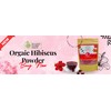 Organic Hibiscus Powder 100g by Root2Leaf Organic