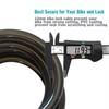 GOLDPOOL Bicycle Lock for Kids Combination Code Cable Lock Colorful
