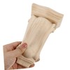 OSALADI Farmhouse Style Decorative Carved Wooden Corbels Small Roman Column
