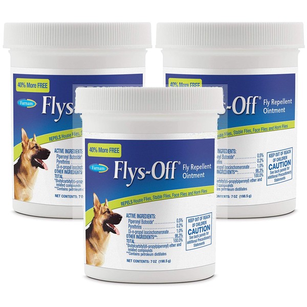 Farnam Flys-Off Fly Repellent Ointment (3 Pack - 7 oz)