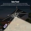 Solar Umbrella Lights, 104 LEDs Waterproof Timed Solar Patio Lights
