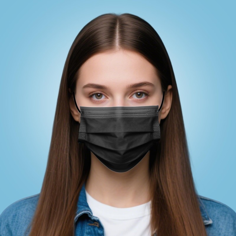 LEMENT 100 Pcs Disposable Face Masks, 3 Ply Face Masks