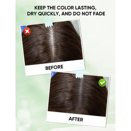 Women Hairline Powder Stick, 0.04oz Root Touch Up Hair Color Powder Root Cover Up Dye Scalp Concealer Hair Fibers for Thinning (Gray-Brown)(Gray Brown, Regular Size)