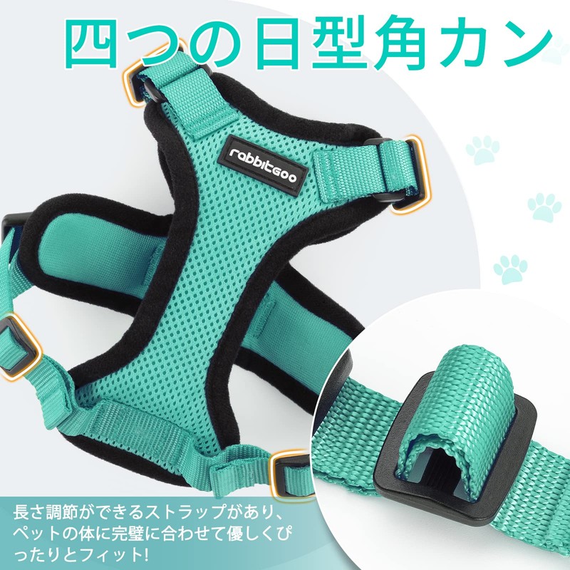 Rabbitgoo Cat Harness and Leash Set, Suitable for Both Cats