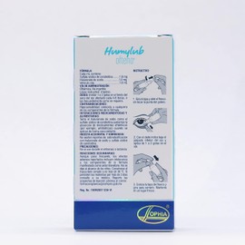 Gotas Oftálmicas Lubricantes con Hialuronato de Sodio y Condroitín Sulfato, Alivio Eficaz para Ojo Seco Leve a Moderado, Estabiliza Película Lagrimal, Frasco Gotero 15 ml