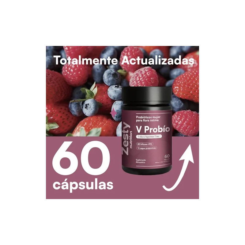 Zesty Nutrition Probió Ultra Billones Ufc Cápsulas Cepas Probióticas Equilibrio