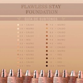 Flawless Stay Base Maquillaje Liquido Beauty Creations Tono FS 4.1