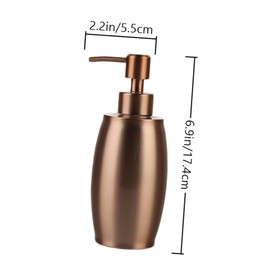 Anneome Automatic Liquid Soap Dispenser Bottle Stainless Steel Pump Dispenser for Home Auto Lotion