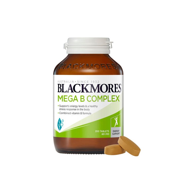 Blackmores Mega B Complex 200 Tablets