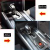 YNEI Real Carbon Fiber Gear Shifter Surround Cover Trim Fits
