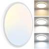 Zemty 12 Inch LED Flush Mount Ceiling Light Fixtures, 28W