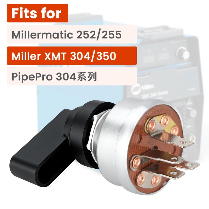 YCLL Starter Ignition Switch for Miller Welder,4 Position 5 Terminal
