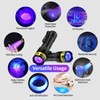 DARKDAWN UV Flashlight 365&395nm Black Light Mini USB Rechargeable Ultraviolet