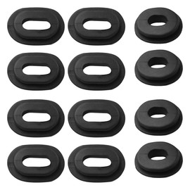 Hoite 12 Pieces Motorcycle Rubber Side Cover Grommet Fit For CG125 CB100 550K 550F 750F CB125S XL 100 125