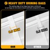 Brining Bag for Turkey Under 18lbs, 2 Pack, 21.6''x19.6'', Double