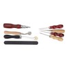 Leather Working Kit DIY Making High Carbon Steel Wooden Handles
