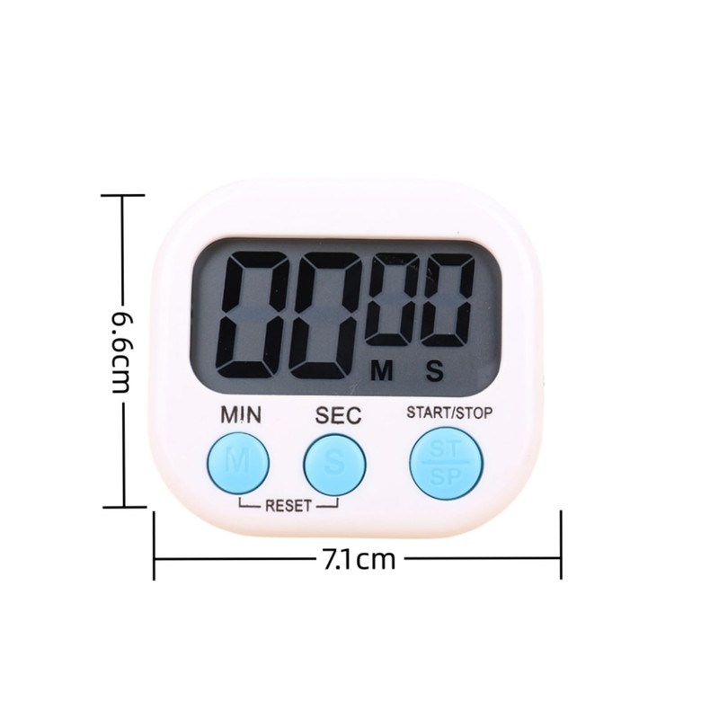 Multi-functional Digital Kitchen Timer - ABS material, loud alarm, large