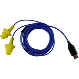 Plugfones earplugs with speakers Safety Ear Plugs with audio USB-C earplug music