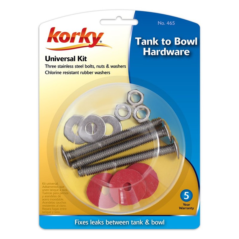 Korky 465BP Toilet Tank to Bowl Hardware Kit