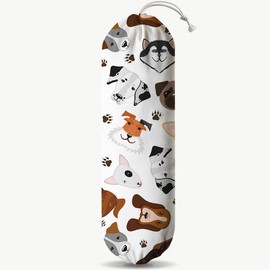 Animal Plastic Bag Holder, Reusable Shopping Bags Storage Organizer Dispenser, Wall Mount Plastic Bag Holders for Grocery Bags, Beach Home Laundry Room Kitchen Decor, Gifts for Women