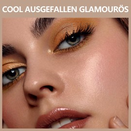 Jutqut Lidschattenpalette15 Farben Smokey, Eyeshadow Makeup Matte Shimmer Glitter Nude Naked, Warm, Cool and Natural Shades, Highly Pigmented Long Lasting Waterproof Eye Shadow Palette with Brush