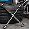 EPAuto 14" Heavy Duty Universal Lug Wrench, 4-Way Cross Wrench