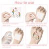 150+ Glitter Tattoo Set for Children, Butterfly + Unicorn +
