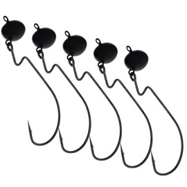Reaction Tackle Lead Football Swing Jig- 3/4 oz- Black (5 Per Pack)