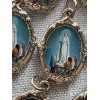 Our Lady of Fatima Catholic Medal Pendant Charm | Silver
