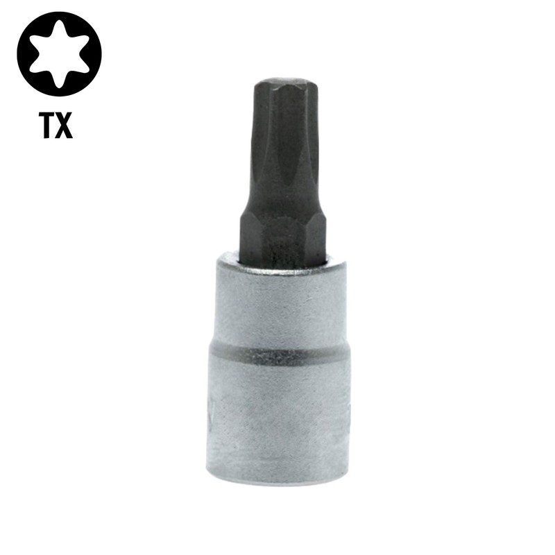 Teng Tools TX27 1/4 Inch Drive Metric Torx TX Chrome