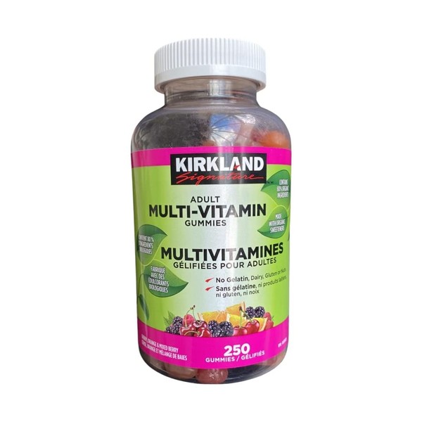 Kirkland Signature Adult Multi-Vitamin Gummies, 250 Gummies
