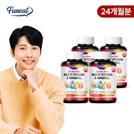 (24-Month Supply) Direct Import from Canada 24-Type All-in-One Multivitamin and Mineral 180 Tablets x 4 Bottles / Large-Capacity Multivitamin / (24개월분) 캐나다 직수입 24종 올인원 멀티비타민 앤 미네랄 180정 x 4병  대용량 종합비타민
