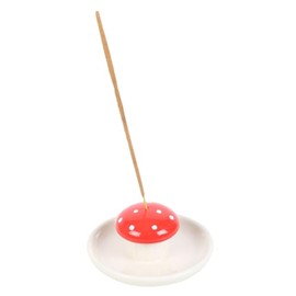 Whimsical Mushroom Incense Holder: Ceramic Design for Cheerful Decor & Soothing Aromatherapy - Easy Incense Placement - Durable Craftsmanship - Ideal Home Décor Accent & Thoughtful Gesture