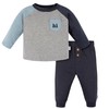 Gerber Baby Boys' Jogger Set, Happy, 12 Months